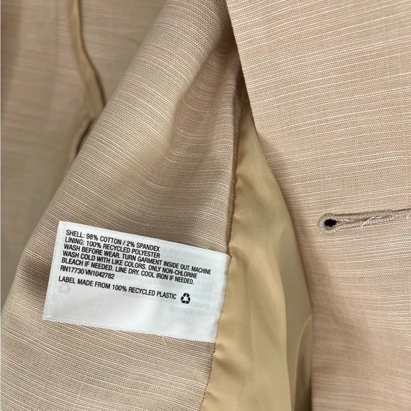 Boys' Chambray Blazer Jacket - Cat & Jack-Beige - Picture 7 of 11